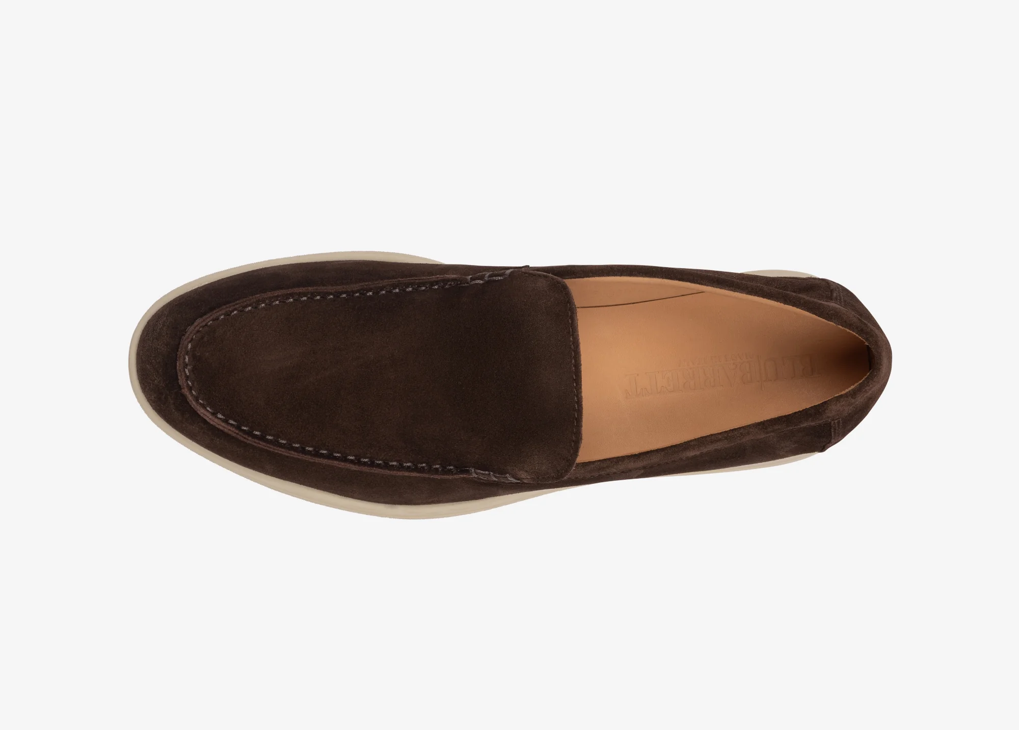 Mocassino in suede testa di moro con suola in gomma - Image 3